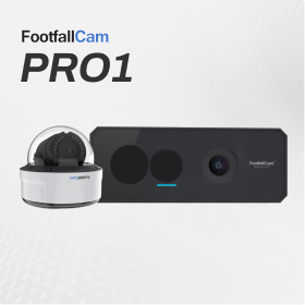 FootfallCam Pro1 — câmaras IP Fisheye, Dome e Carpark